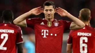 ویدئو: آتش‌بازی لواندوفسکی با پیراهن بایرن مونیخ