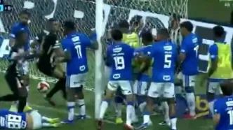 درگیری عجیب در فوتبال برزیل؛ ۲۳ کارت قرمز در یک مسابقه