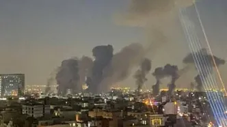 صدای چند انفجار مهیب در شمال تهران به گوش رسید