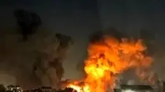 تصویری از انفجار مهیب در غرب تهران