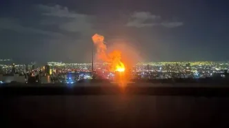 دقایقی قبل به دو نقطه نظامی حمله شد