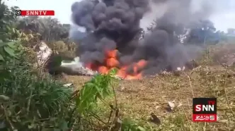 سقوط یک هواپیما با 110 سرنشین در کلمبیا