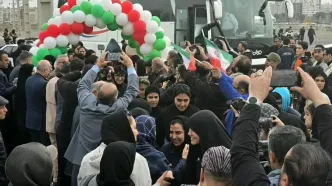 استقبال تیم ملی فوتبال بانوان در قزوین