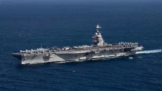سپاه: ناو آبراهام لینکلن با ۴ موشک هدف قرار گرفت