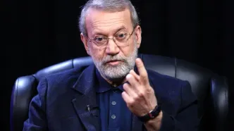 کنایه لاریجانی به کاخ سفید با عکسی از سید حسن نصرالله+ تصویر