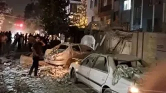 اصابت موشک به منطقه مسکونی در سعادت آباد