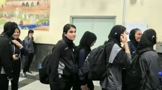 ورود زنان فوتبالیست به ایران+ عکس