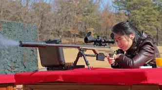 تصاویر؛ کیم جونگ اون و دخترش تک‌تیرانداز شدند