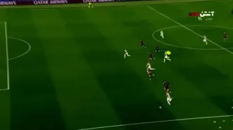 گل اول نیوکاسل به بارسلونا+ ویدئو