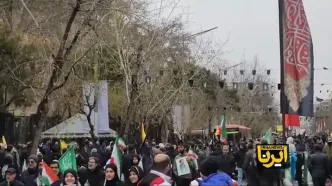 تصاویری از مردم تهران در راهپیمایی روز جهانی قدس