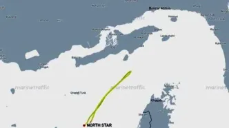 اطلاعیه سپاه/ عقب‌نشینی کشتی غول‌پیکر با پرچم باربادوس در پی ورود یگان‌های عملیاتی ایران