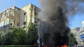 تصاویری از حمله امروز به خیابان کاوه اصفهان