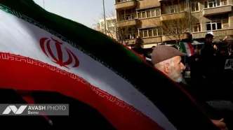 تشییع پیکر ۳۵ شهید جنگ رمضان در تهران - ۱