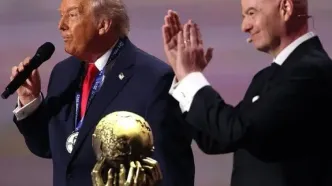 استقبال ترامپ از حضور تیم ملی فوتبال ایران در جام جهانی