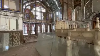 فیلم خسارات ناشی از حمله آمریکا - اسرائیل به کاخ سعدآباد