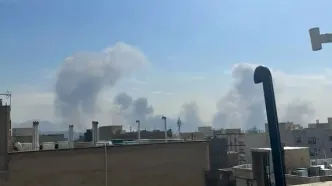 تصاویری از انفجارهای پیاپی در شرق تهران