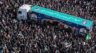 تصاویری از مراسم تشییع «علی لاریجانی» و «غلامرضا سلیمانی»