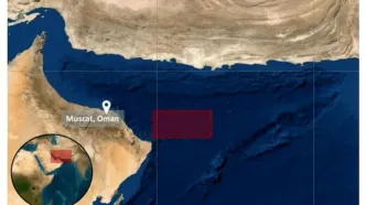 وقوع انفجار در دو شناور در دریای عمان