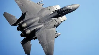 سقوط یک جنگنده اف ۱۵ آمریکا در غرب ایران