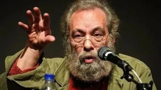 تصاویری از یک چهره سینمایی در مراسم علی لاریجانی