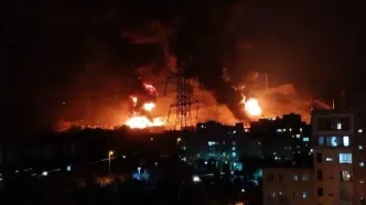 اولین تصاویر منتشر شده از حمله جنگنده‌های آمریکایی به بیمارستان گاندی در تهران + فیلم