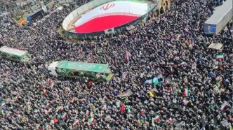 برگزاری مراسم تشییع فرماندهان شهید «جنگ رمضان»+ فیلم+ تصاویر