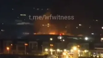 اصابت به انبار مهمات آمریکایی-صهیونی در فرودگاه اربیل| فیلم