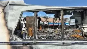 آثار حملات هوایی به بندر بوشهر+ عکس