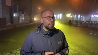 گزارش تسنیم از حمله به صداوسیما / خیابان‌های اطراف تخلیه شد + ویدئو