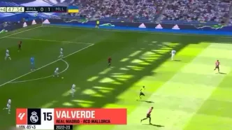 ویدئو: شوت‌های ویران کننده فدریکو والورده در رئال مادرید