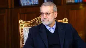 مزار شهید علی لاریجانی در حرم حضرت معصومه (س)/عکس