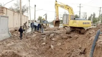 اتمام بازسازی فوری شبکه های آب و فاضلاب مهران