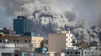 اصابت سه موشک اسرائیل به ساختمانی در نارمک تهران