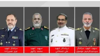 دعوت خادمین خانواده‌ های شهدا برای حضور در مراسم تشییع سرداران شهید