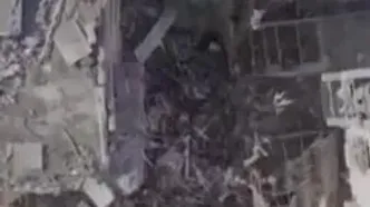 ویدیوی پهپادی رویترز از اصابت موشک‌های ایران به تل‌آویو