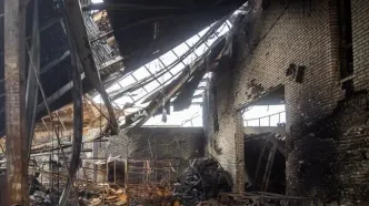 تصاویر؛ حمله موشکی به موتورسازی در اطراف قم