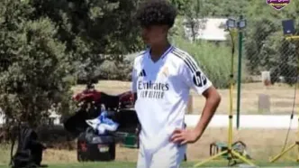 پسر رونالدو در رئال!