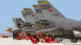 استقرار شش جنگنده ترکیه در قبرس شمالی