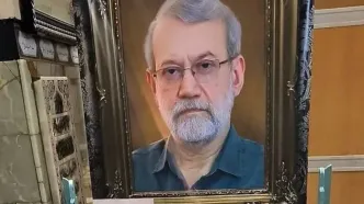 تصویری جدید از مزار شهید علی لاریجانی در قم