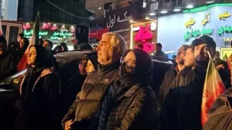 همراهی ابراهیم حاتمی کیا در تجمعات مردمی امشب