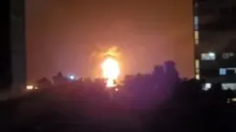 تصاویر حملات هوایی به غرب تهران