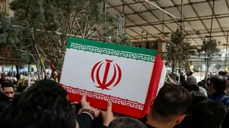 تشییع شهدای جنگ رمضان در بهشت زهرا