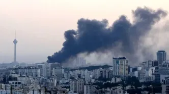 گزارش حمله به تهران امروز ۹ فروردین