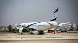 یک هواپیمای اسرائیلی در فرودگاه هدف قرار گرفت