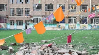 تصاویر؛ خسارات حمله به یک دبستان در تهران