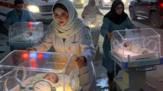 جنایت آمریکایی-صهیونی در بیمارستان گاندی | عکس