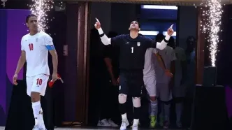 تماس تاج با دروازه‌بان تیم ملی پس از حمله جنگنده‌های آمریکا و اسرائیل