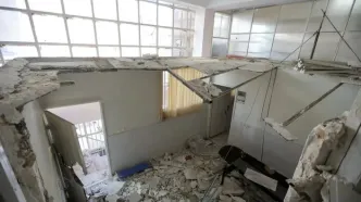 تخریب مرکز دیالیز کرج در پی حملات آمریکا و اسرائیل