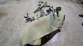 انهدام پهپاد ‌اسرائیلی ‌در شهرستان مرودشت‌ +عکس