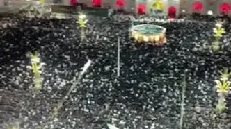 لحظهٔ تحویل سال ۱۴۰۵ در حرم امام رضا (ع)